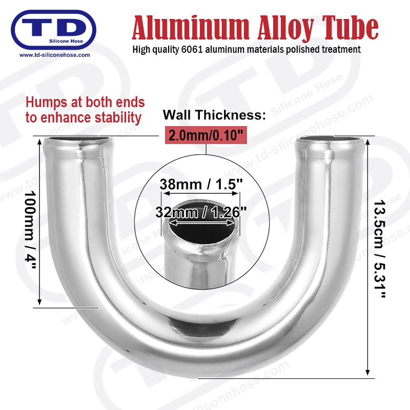 Aluminijska cijev 180 ° Lakat OD: 1,5 