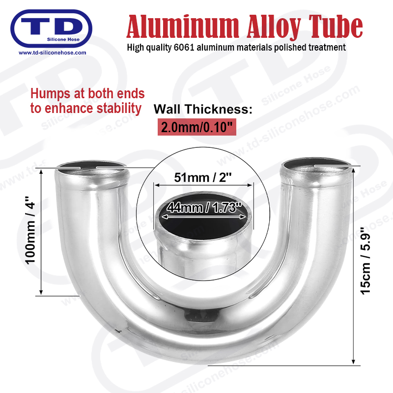 Aluminijska cijev 180 ° Lakat OD: 1,0 